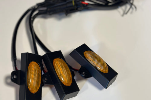 Set van 3 led lampjes transit custom grill