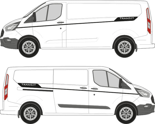 Sticker set Transit Custom